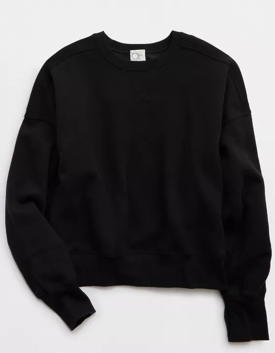 OFFLINE By Aerie Cloud Fleece Classic Crewneck Sweatshirt - Image 3