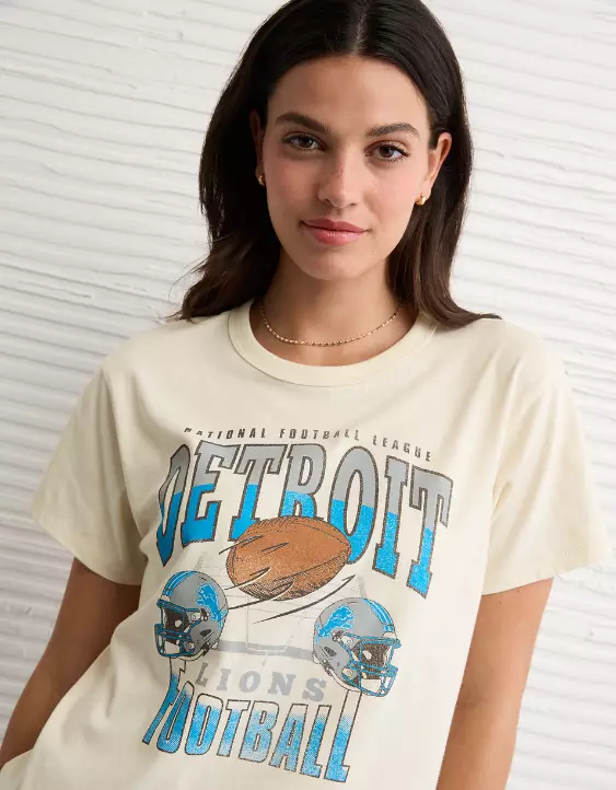 NFL Ex-Boyfriend Detroit Lions Graphic T-Shirt - Image 5