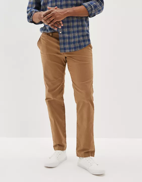 AE Flex Original Straight Lived-In Khaki Pant - Image 2