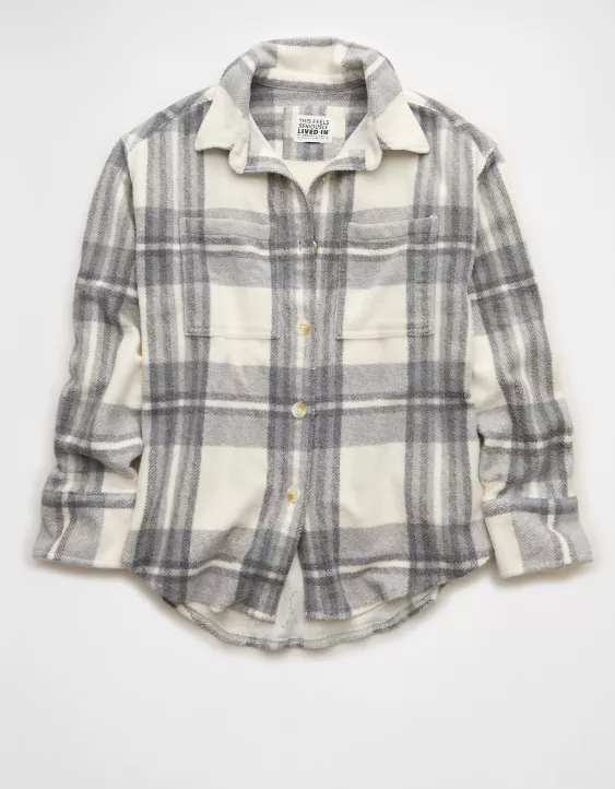 AE Fleece Shacket - Image 3