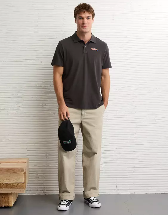 AE 24/7 Florida Gators Graphic Club Polo Shirt - Image 5
