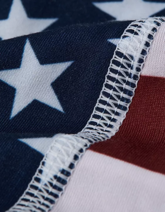 AEO Men's American Flag 6" Flex Boxer Brief - Image 5