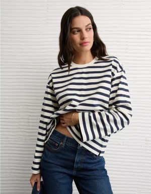 AE Striped Long Sleeve T-Shirt
