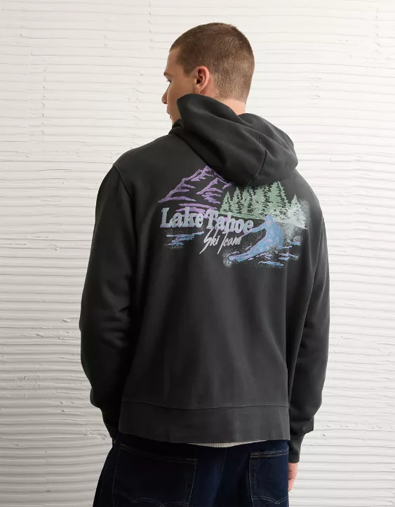 AE Lake Tahoe Graphic Fleece Hoodie - Image 2