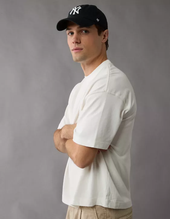 AE Boxy Sueded Jersey T-Shirt - Image 2