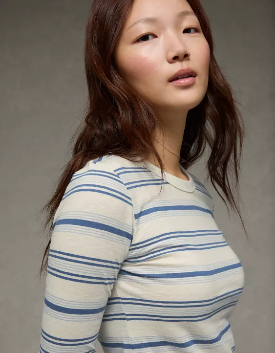 AE Long Sleeve Hey Baby Tee - Image 6