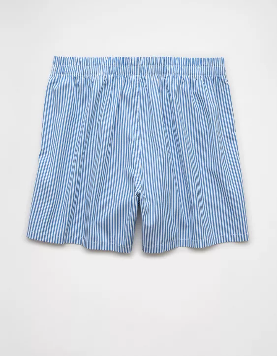 AEO Men's Striped Poplin Pocket Boxer Short - Image 4