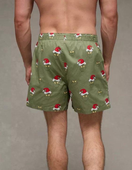 AEO Grinch Face Stretch Boxer Short - Image 2