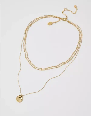 Aerie Beachy Pebble Necklace 3-Pack