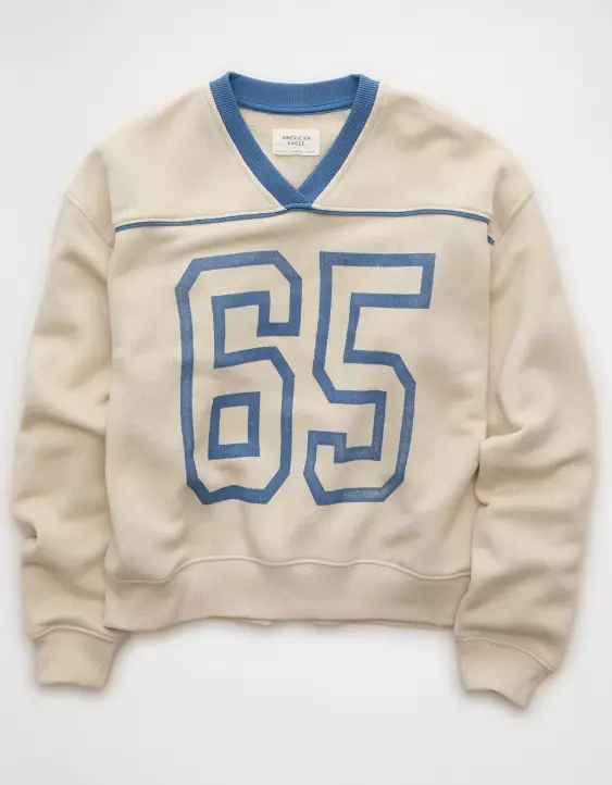 AE Varsity Graphic V-Neck Sweatshirt - Image 3