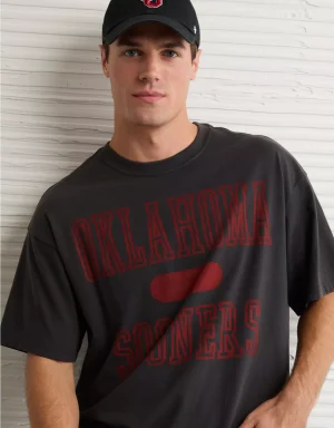 AE Boxy Oklahoma Sooners Graphic T-Shirt