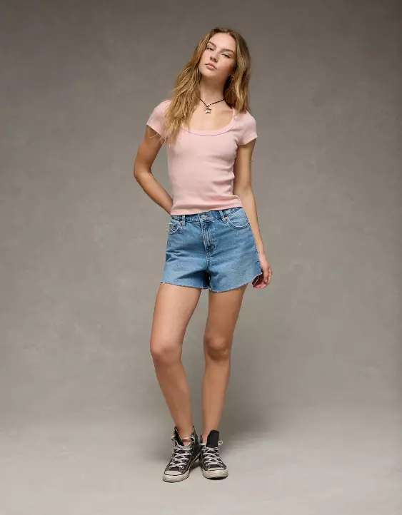 AE Scoop Neck Baby Tee - Image 5