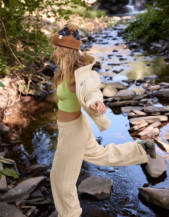 OFFLINE By Aerie Cable Lounge Full Zip - Image 7