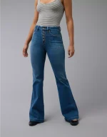 AE Next Level Super High-Waisted Flare Jean