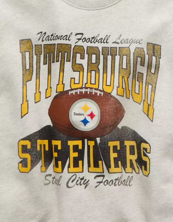 NFL Pittsburgh Steelers Graphic Relaxed Fit Sweatshirt - Image 6