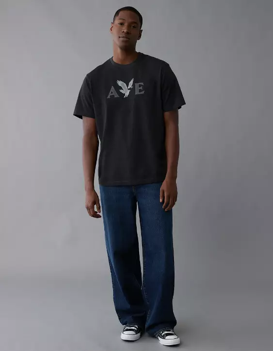 AE Lightweight Icon Logo Graphic T-Shirt - Image 4