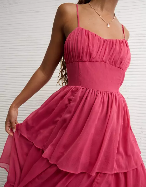 AE Sweetheart Tiered Maxi Dress - Image 7