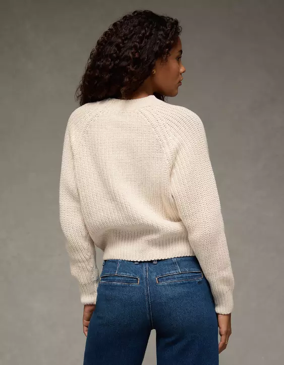 AE Crew Neck Raglan Sweater - Image 2