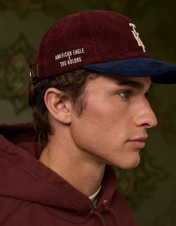 AE x Tru Kolors Corduroy Baseball Hat - Image 2
