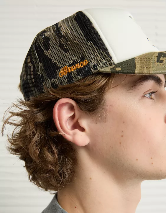 AE Bronco Camo Trucker Hat - Image 2