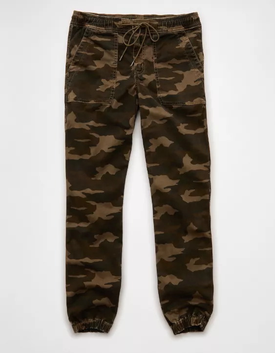 AE Camo Stretch High-Waisted Jegging Jogger - Image 3
