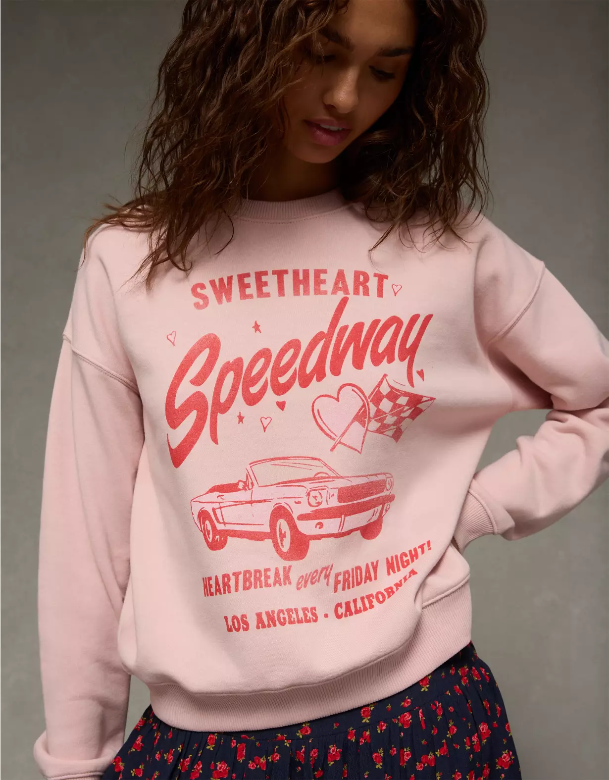AE Valentine's Day Graphic Sweatshirt